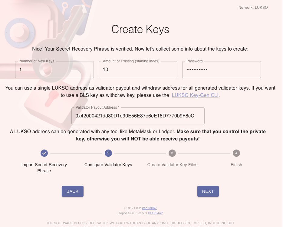 Wagyu Key Screen