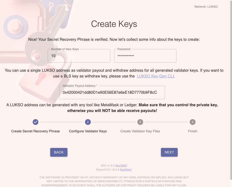 Wagyu Key Screen