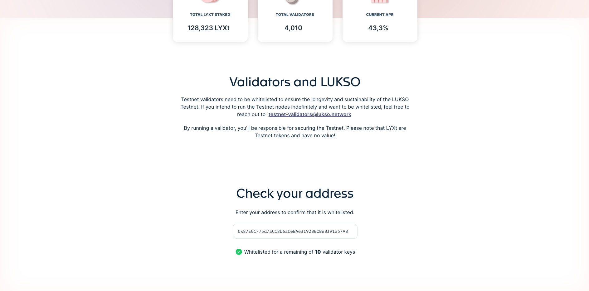 Whitelist Checkup